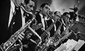 BBC Dance Orchestra saxophone section 1936